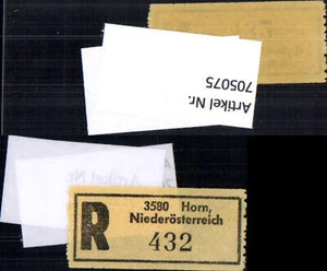 705075 Einschreibezettel Rekozettel R-Zettel Horn Niederösterreich - Bild 1 von 1