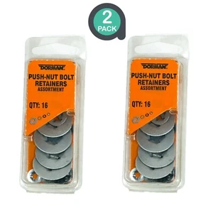 Dorman 961-345 Push Nut Assortment LOT OF 2 - 32 Pieces - Picture 1 of 7