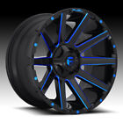 Fuel D644 Contra Gloss Black Milled Blue 20x10 5x5.5 / 5x150 -18mm D64420007047