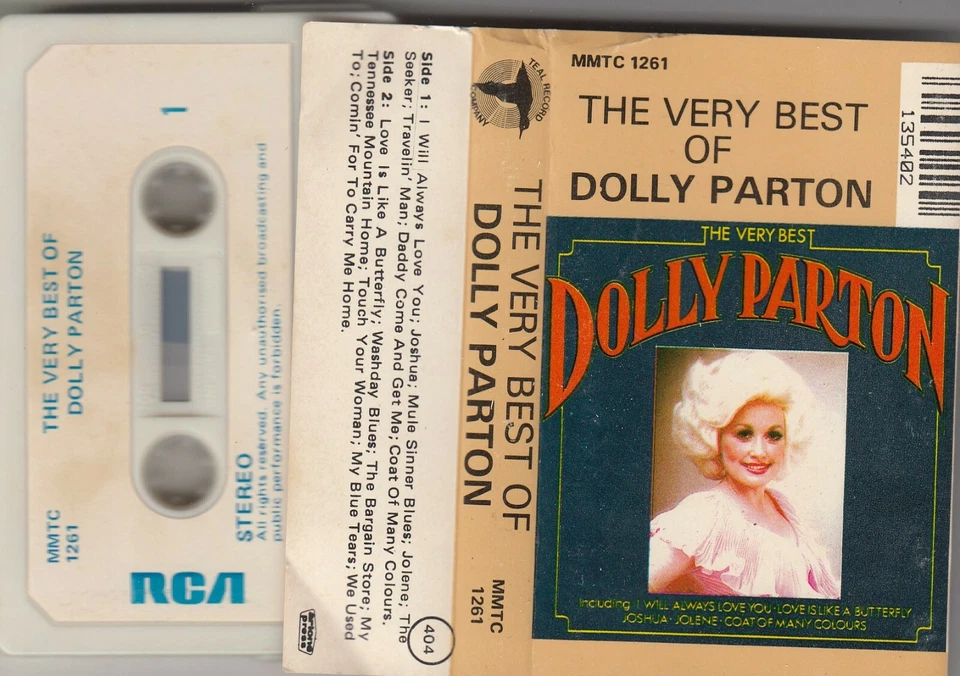 DOLLY PARTON THE VERY BEST CASSETTE TAPE - Image 1 of 1