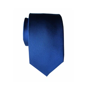 Seidenkrawatte royalblau glatte Seide ca. 8 cm breit 147 cm lang KU5 - Bild 1 von 2
