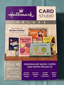 New Hallmark Card Studio Deluxe 2018 Sealed Box, Includes DVD - Picture 1 of 7