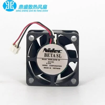NIDEC D04R-24TM 19 4015 DC24V 0.15A 4CM 3-Pin Inverter Cooling Fan - Image 1 of 4