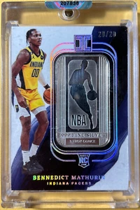 2023 IMPECCABLE LOGO MAN FINE TROY OUNCE SILVER ROOKIE BENNEDICT MATHURIN 20/20! - Picture 1 of 3