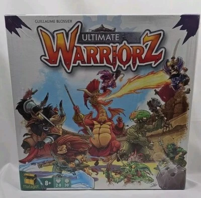 ULTIMATE WARRIORZ BOARD GAME ( GUILLAUME BLOSSIER - 2016 ) BRAND NEW & SEALED - Image 1 of 2