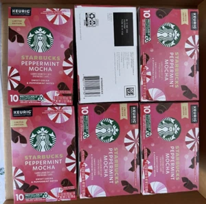 K-Cup Coffee Pods, Peppermint Mocha Naturally Flavored Coffee for Keurig Coffee - Picture 1 of 3