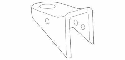 Genuine GM 2007-2014 GMC Chevrolet LT Left Upper Radiator Mount Bracket 15854868 - Изображение 1 из 2