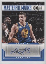 2012-13 Limited Masterful Marks /99 David Lee #14 Auto