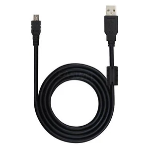 USB Power Charger Data Sync Cable Cord Lead For JVC GR-DX25,GR-DX25EK CAMERA - Picture 1 of 3
