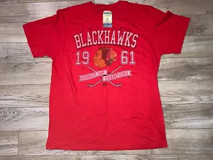 Chicago Blackhawks NHL Hockey Majestic Shirt XL Vintage mens NEW - Picture 1 of 3