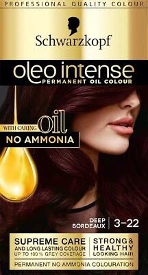 Schwarzkopf Oleo Intense Permanent Oil Colour 3-22 Deep Bordeaux - image 1 of 4