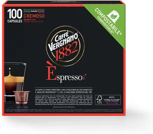 Caffè Vergnano Espresso1882 - 100 Kaffeekapseln kompatibel mit Nespresso und Compost - Bild 1 von 12