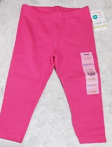 NWT Infant Baby Girl 6-9 month Garanimals Solid Dark Bright Pink Legging Bottoms - Picture 1 of 2