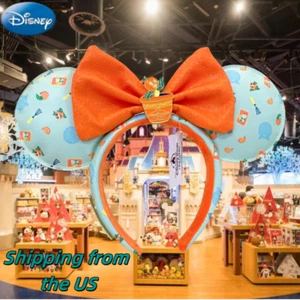 HOT New Ship Disneys- Headband Loungefly Flower & Garden Orange Bird Ears Gift - Picture 1 of 7