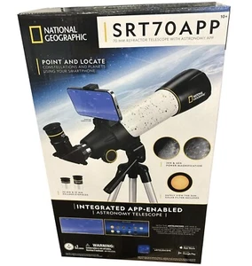New National Geographic SRT70MM - 70mm Refractor Telescope with Panhandle Mount. - Picture 1 of 4