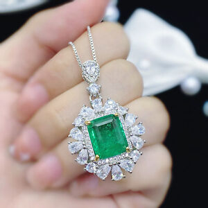 New Charming Women Jewelry Mix Color Green Citrine White Topaz Necklace Pendants