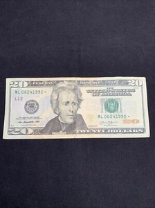 *STAR NOTE*-Birthday Bill-2013 #06241992-US $20 Bill San Fran Mint Mark - Picture 1 of 8
