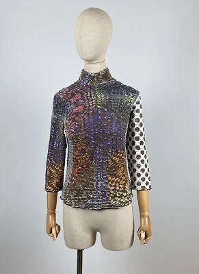 BOTTEGA by ELISA CAVALETTI Multicolor Designer Pullover Sweater Size L - Image 1 of 4