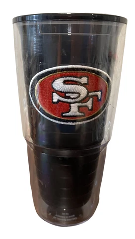 San Francisco 49ers NFL Tervis 24oz Double Wall Insulated Tumbler Cup No Lid Cover
