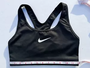 NEW NIKE Women's Swoosh S Support Sports NON-Padded Bra Black 850605-010 - Picture 1 of 5