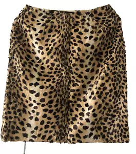 Blumarine Rock Leoprint Faux Fur Webpelz Animal Print D Gr 40 - Bild 1 von 7