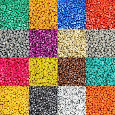 2-100 Stk Spielwürfel 16mm Würfelspiel Knobel Würfel-Set bunt Spielesammlung NEU - Bild 1 von 3