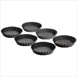 Kaiser Backform Tortelett-Set 10cm Dubai Schokolade Runde Tortelettform 6ER - Bild 1 von 5