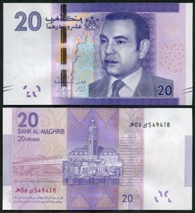 Morocco - 20 Dirhams 2012 / 2013 UNC Pick 74 Lemberg-Zp - Picture 1 of 1