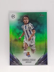 2023-24 Topps UEFA Club Competitions Soccer, Takefusa Kubo No.45 Green Foil /199 - Picture 1 of 2