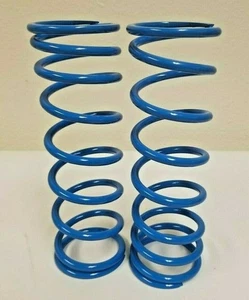 Lot 2 Works Performance Shock Compression Springs 7.0" Long 80 Lb .218 Wire Blue - Bild 1 von 1