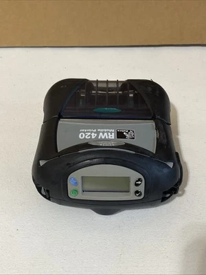 Zebra RW 420 Thermal 4" Printer BLUETOOTH USB  - NO BATTERY / WORKING/TESTED - Image 1 of 4