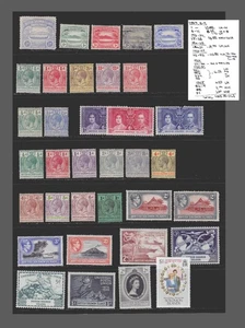 1907-1953 BRITISH SOLOMON LOT MINT NEVER H, LITTLE H AND HINGED - Picture 1 of 1