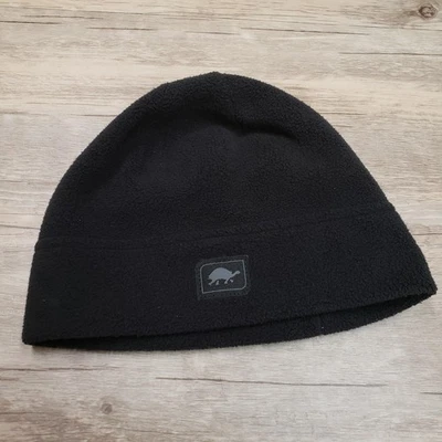 Sombrero de piel de tortuga gorro polar niños negro invierno calavera gorra clima frío exterior Foto 1 de 4