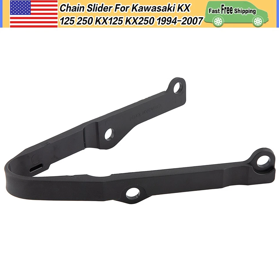 Brazo basculante deslizante de cadena para Kawasaki KX250 KX500 KDX200 KDX250 KX125 1988-2004 Foto 1 de 4