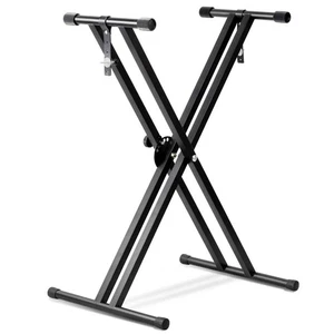 Doppelstrebiger X Keyboard Ständer Stativ Stage Piano Stand Scheren Ständer - Bild 1 von 9