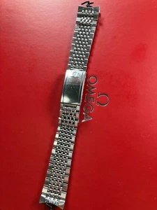 1068 523 Omega Pulsera 19mm Correa Acero Inoxidable Reloj Pulsera SS - Imagen 1 de 7