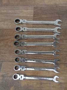 GEARWRENCH Flex Head Wrench Set Metric 10-17mm Set of 8 Wrenches - Picture 1 of 5