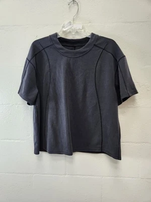 Camiseta Lululemon Acanalada Softstreme Ajuste Relajado Gris Carbón Talla 10 1209-03 Foto 1 de 3