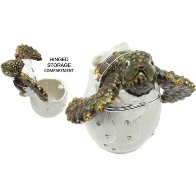 Caja de baratijas con joyas de tortugas marinas para incubar RUCINNI Foto 1 de 4