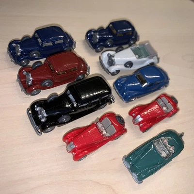 PAQUETE COCHE VIKINGO X 9 BMW JAGUAR MERCEDES HORCH tren conjunto modelo Foto 1 de 4