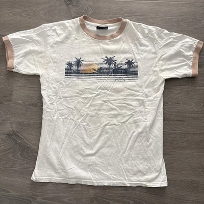 VTG Surf T-shirt Gotcha Brand size L ringer tee - Image 1 of 4