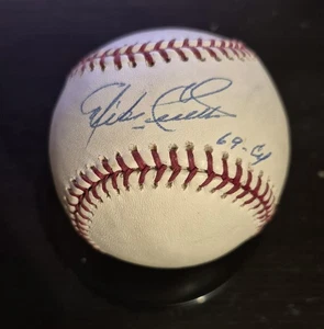 ORIOLES MIKE CUELLAR SIGNED AUTOGRAPHED MAJOR LEAGUE BASEBALL BECKETT - Picture 1 of 2