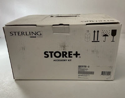 Kohler Sterling 88028700-0 Store+ Kit básico de estante de 10 piezas en blanco Foto 1 de 4