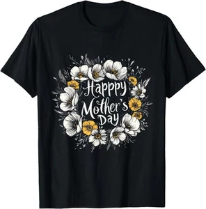 Happy Mother's Day Mommy Cute Floral Women For Mom Grandma T-Shirt 2 - Picture 1 of 20