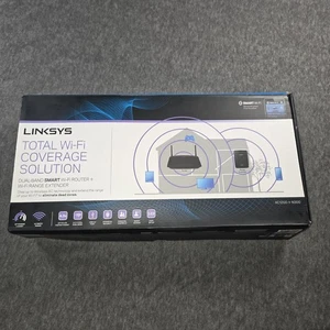 Linksys Dual-Band Smart WiFi Router + WiFi Range Extender-AC1200 N300-F5Z0554 - Picture 1 of 8