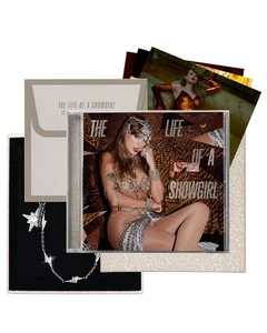 THE LIFE OF A SHOWGIRL: IT'S BEAUTIFUL TAYLOR SWIFT DELUXE CD PRESALE SILVER - Picture 1 of 1