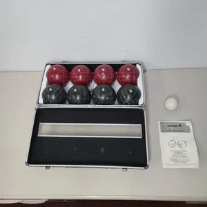 Vtg Sportcraft Bocce Ball Set With Carrying Case - COMPLETE - Picture 1 of 13