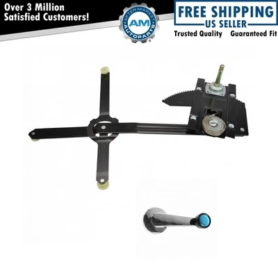 Kit de regulador de ventana manual delantero y manivela LH para camioneta GM SUV Foto 1 de 3