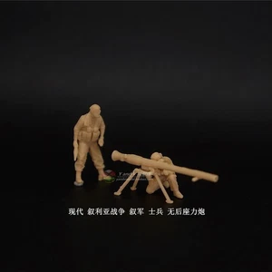 1/72  Modern Syrian War Syrian Soldiers W/Recoilless Model 3D Printed - Picture 1 of 2