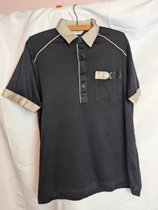 Vintage Gabbici Mens Polo Shirt Black Size UK M - Picture 1 of 7